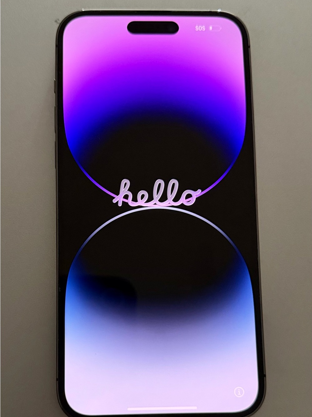 Apple iPhone - Purple and Blue Gradient Display - Purple phone